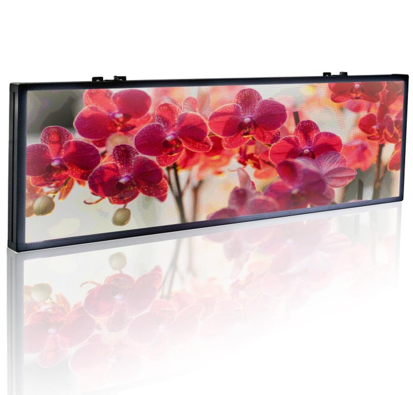 Width 38in Outdoor Led Display Screen Custom LED Signs Full Color by LAN WiFi Programming, Double-sided