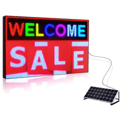 Leadleds 43 X 28in Commercial Solar Powered Led Sign User Friendly Billboard Sign