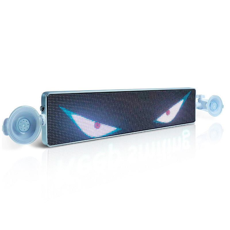 Leadleds Led Car Sign Scrolling Message Board Voice Activated Remote Control