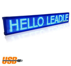 Leadleds USB WiFi Programmable Advertising LED Sign Board Message Display Board