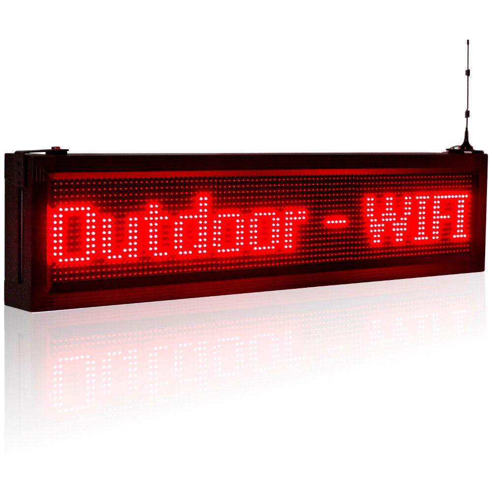 40" Outdoor Led Sign Board Phone WiFi Fast Programmable Super Bright Message Board _ Leadleds