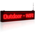40" Outdoor Led Sign Board Phone WiFi Fast Programmable Super Bright Message Board _ Leadleds