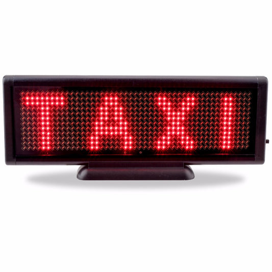 Leadleds Mini Led Sign Rechargeable USB Programmable Message Board, 8.6 x 3 inch