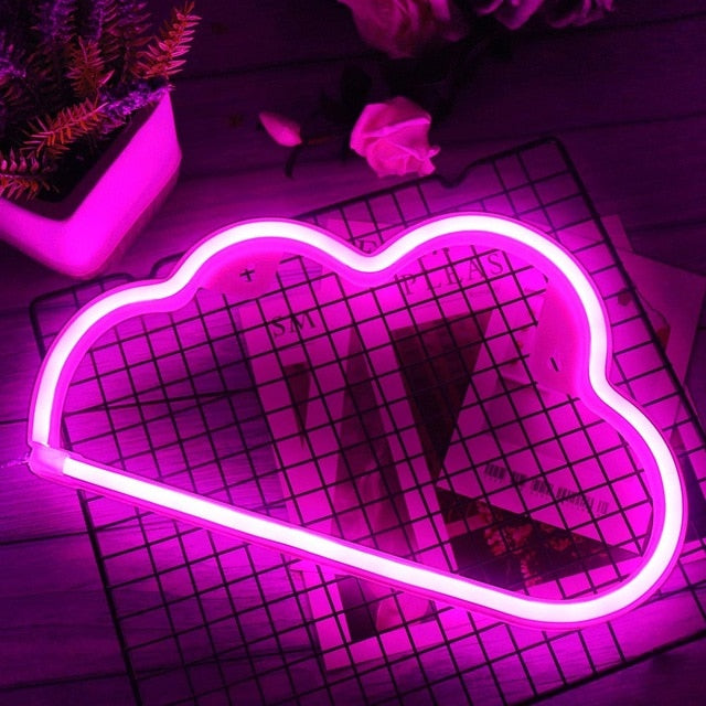 Leadleds Creative LED Neon Light Sign LOVE HEART Wedding Party Decoration Neon Lamp