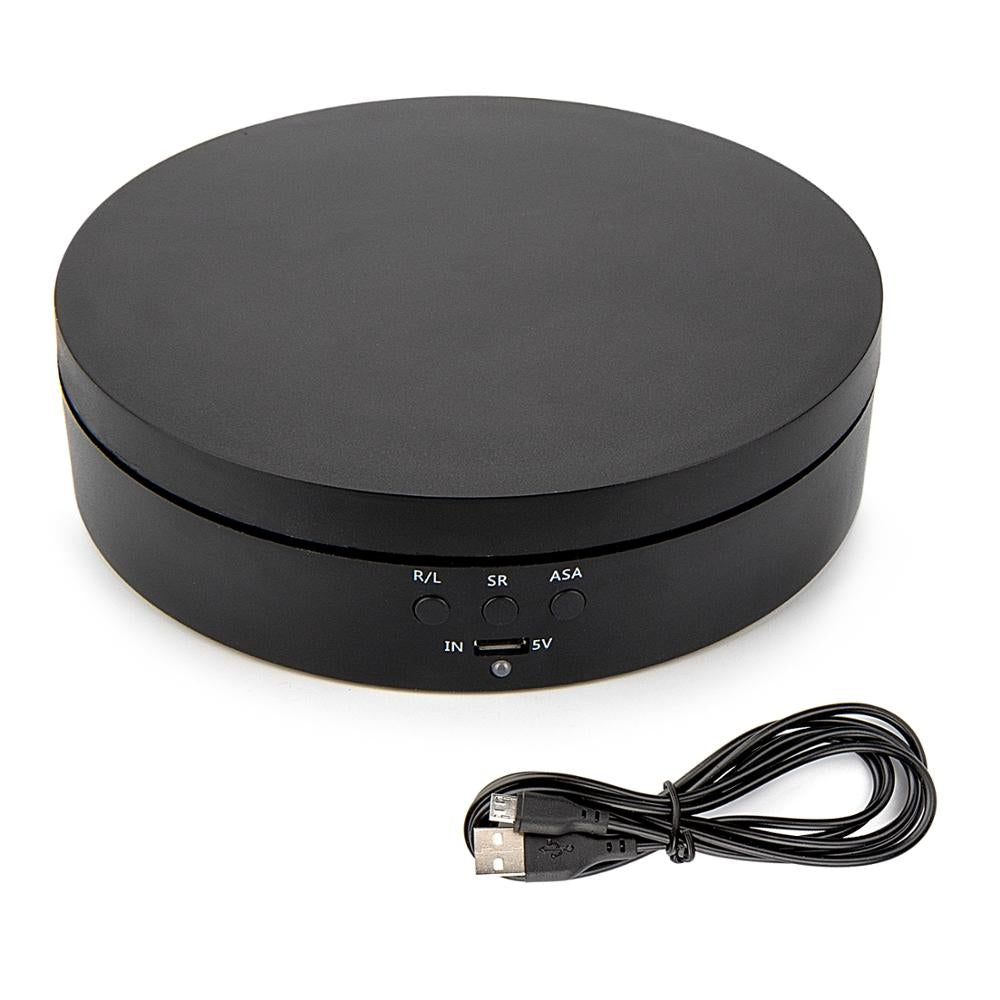 UNTCENT Motorized Turntable Electric Rotating Display Stand for Jewelry Hobby Collectible Products