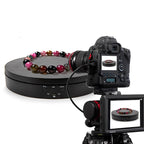 UNTCENT Motorized Turntable Electric Rotating Display Stand for Jewelry Hobby Collectible Products