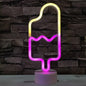 Leadleds Neon Light Sign Flamingo Unicorn Cactus Pineapple Lamp Light Xmas Party Wedding Decorations