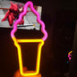 Leadleds Neon Light Sign Flamingo Unicorn Cactus Pineapple Lamp Light Xmas Party Wedding Decorations
