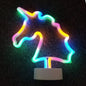 Leadleds Neon Light Sign Flamingo Unicorn Cactus Pineapple Lamp Light Xmas Party Wedding Decorations