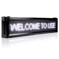 Leadleds Super Bright Storefront Led Sign Waterproof Scrolling Message Board for your store, White - Leadleds