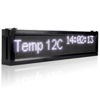 Leadleds Super Bright Storefront Led Sign Waterproof Scrolling Message Board for your store, White - Leadleds