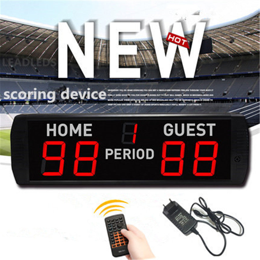 4inch Game Electronic LED Digital Score Board PingPong Table