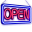 Leadleds Open Sign Neon Tube Style for Restaurant Store Salon - Leadleds