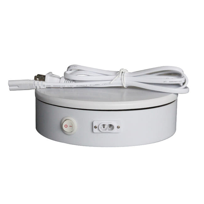 20cm load 7kg Electric Motorized Rotary Rotating Display Turntable for jewelry display stand For Watch Jewelry mobile phone show - Leadleds Secondary image