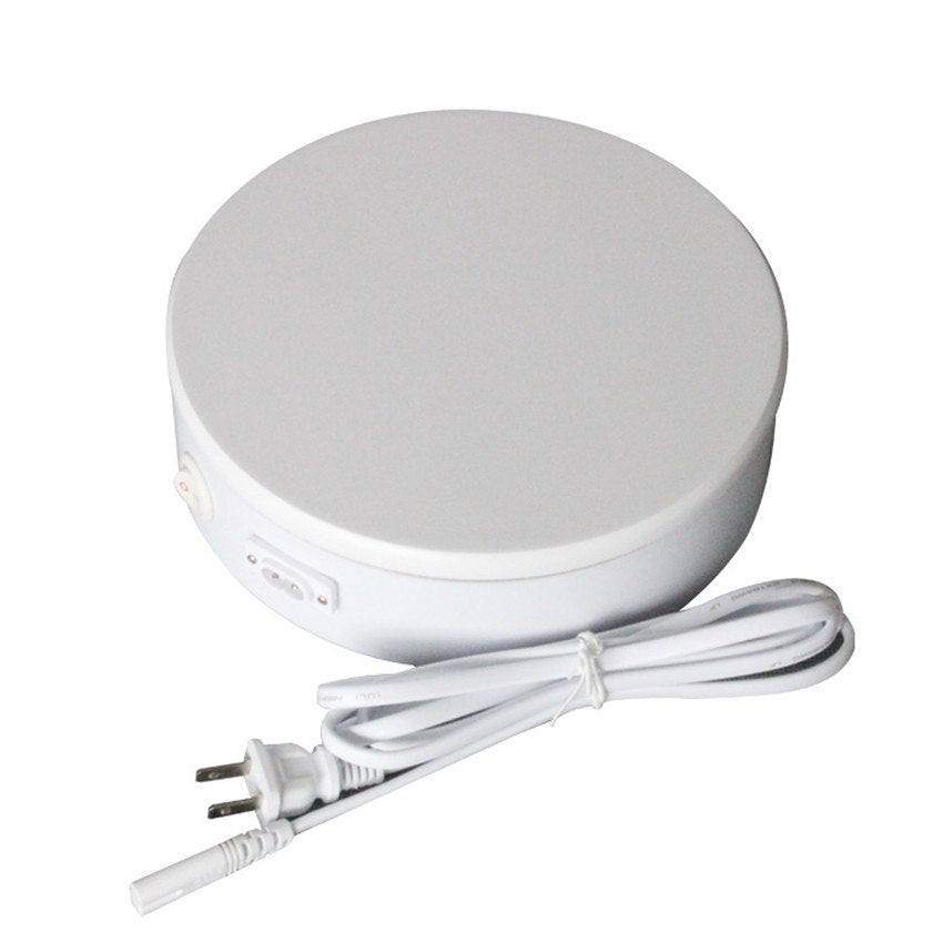 20cm load 7kg Electric Motorized Rotary Rotating Display Turntable for jewelry display stand For Watch Jewelry mobile phone show - Leadleds