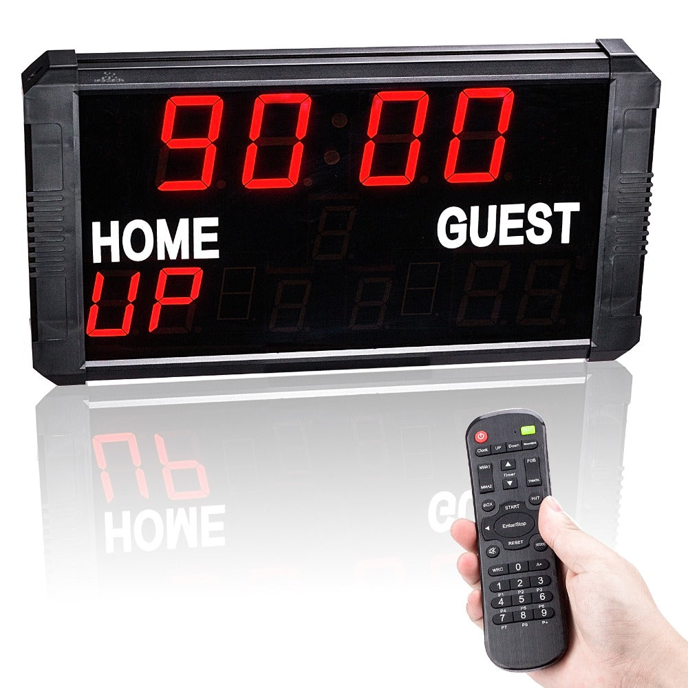 Basketball Time stopwatch electronic scoreboard football table tennis badminton game scoreboard multi - function countdown card - Leadleds