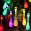 Leadleds Icicle Lights Solar Led String Light Water Drop Night Lamp for Garden Holiday Lighting - Leadleds