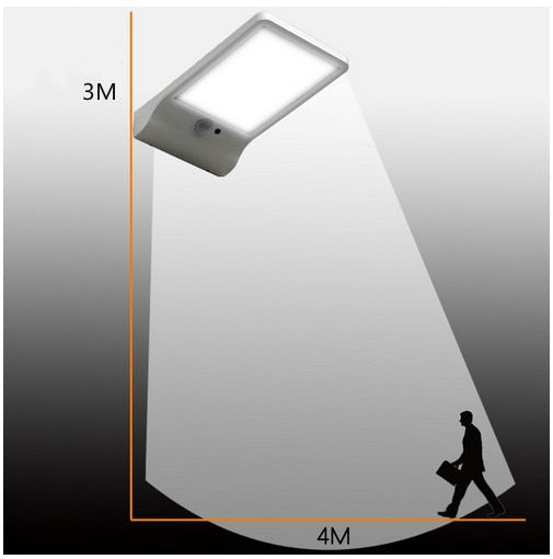 36LED Solar Lamp PIR Human Motion Sensor Light Solar Power Light Outdoor Path Courtyard Wall Lamp Security Spot Lighting Secondary image