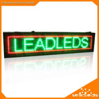 41 X 9.5 inches P10 Outdoor RGY Tri-color LED Sign Board Waterproof Programmable Display Scrolling Advertising Business - Leadleds