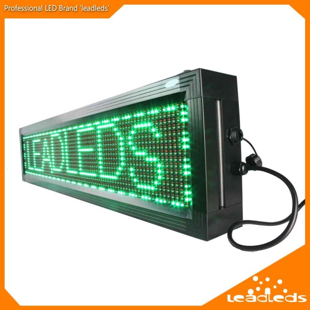 Tri Color Led Rgy 41 X 9.5 inches P10 Outdoor RGY Tri-Color LED Sign Board Waterproof ...