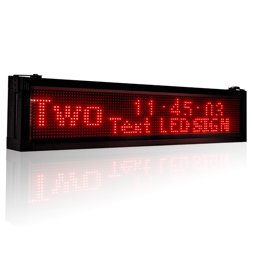 40inches waterproof Outdoor P10 Local area network (LAN) rapid Programmable Led Sign Scrolling Message Board for Your Business - Leadleds