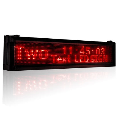 40inches waterproof Outdoor P10 Local area network (LAN) rapid Programmable Led Sign Scrolling Message Board for Your Business - Leadleds