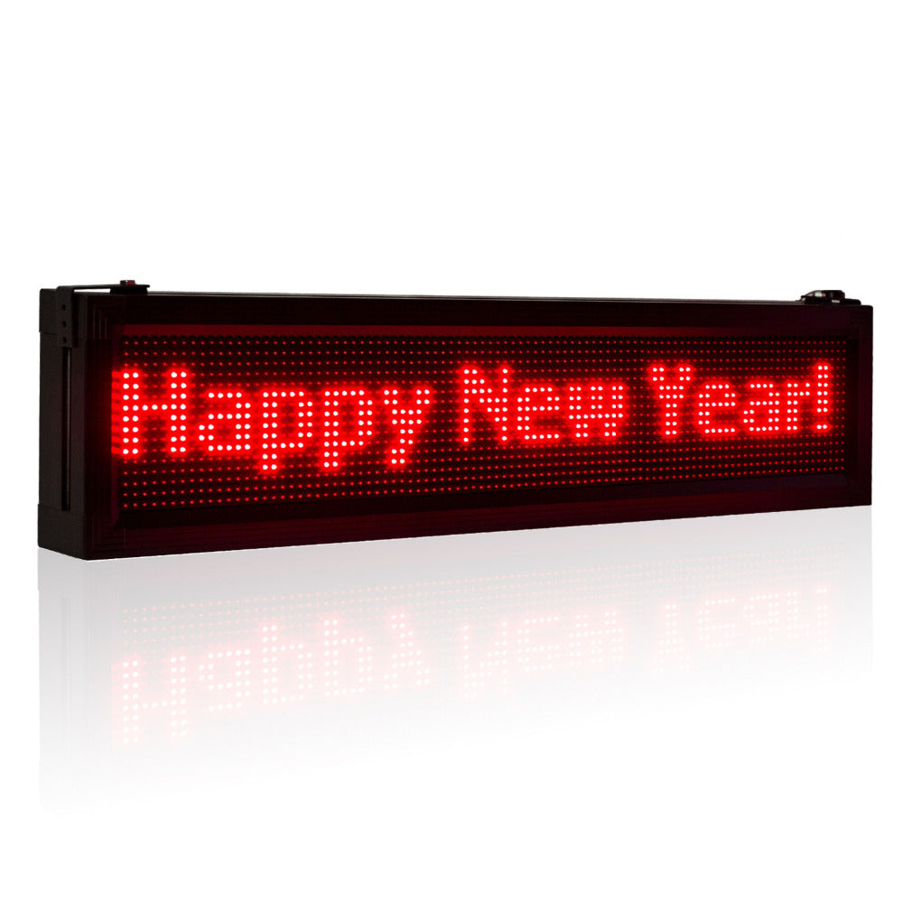 40inches waterproof Outdoor P10 Local area network (LAN) rapid Programmable Led Sign Scrolling Message Board for Your Business - Leadleds