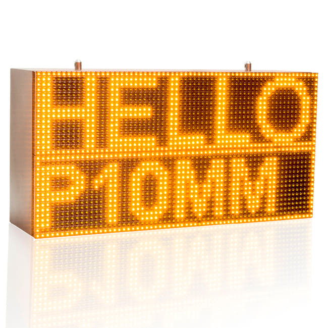 32*64cm Strong Yellow Programmable Led Sign with Scrolling Message Display For P10 FULLY Outdoor Use led display - Leadleds Второстепенное изображение товара