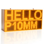 32*64cm Strong Yellow Programmable Led Sign with Scrolling Message Display For P10 FULLY Outdoor Use led display - Leadleds