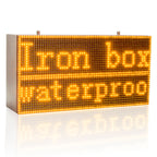 32*64cm Strong Yellow Programmable Led Sign with Scrolling Message Display For P10 FULLY Outdoor Use led display - Leadleds