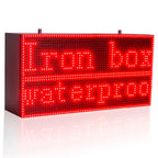 32*64cm Red Strong Programmable Led Sign with Scrolling Message Display For P10 FULLY Outdoor Use led display - Leadleds