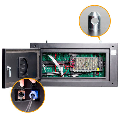 32*64cm Red Strong Programmable Led Sign with Scrolling Message Display For P10 FULLY Outdoor Use led display - Leadleds