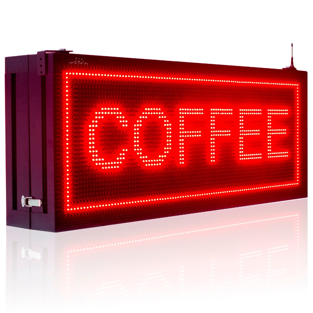 Leadleds 104cm Double Sided Outdoor Led Display Board Waterproof WiFi Programmable Scrolling Led Sign for Storefront Business - Leadleds