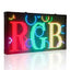 Leadleds P10 Full Color Outdoor Led Lighting Program Multi-line Message 104 x 56cm for Storefront - Leadleds