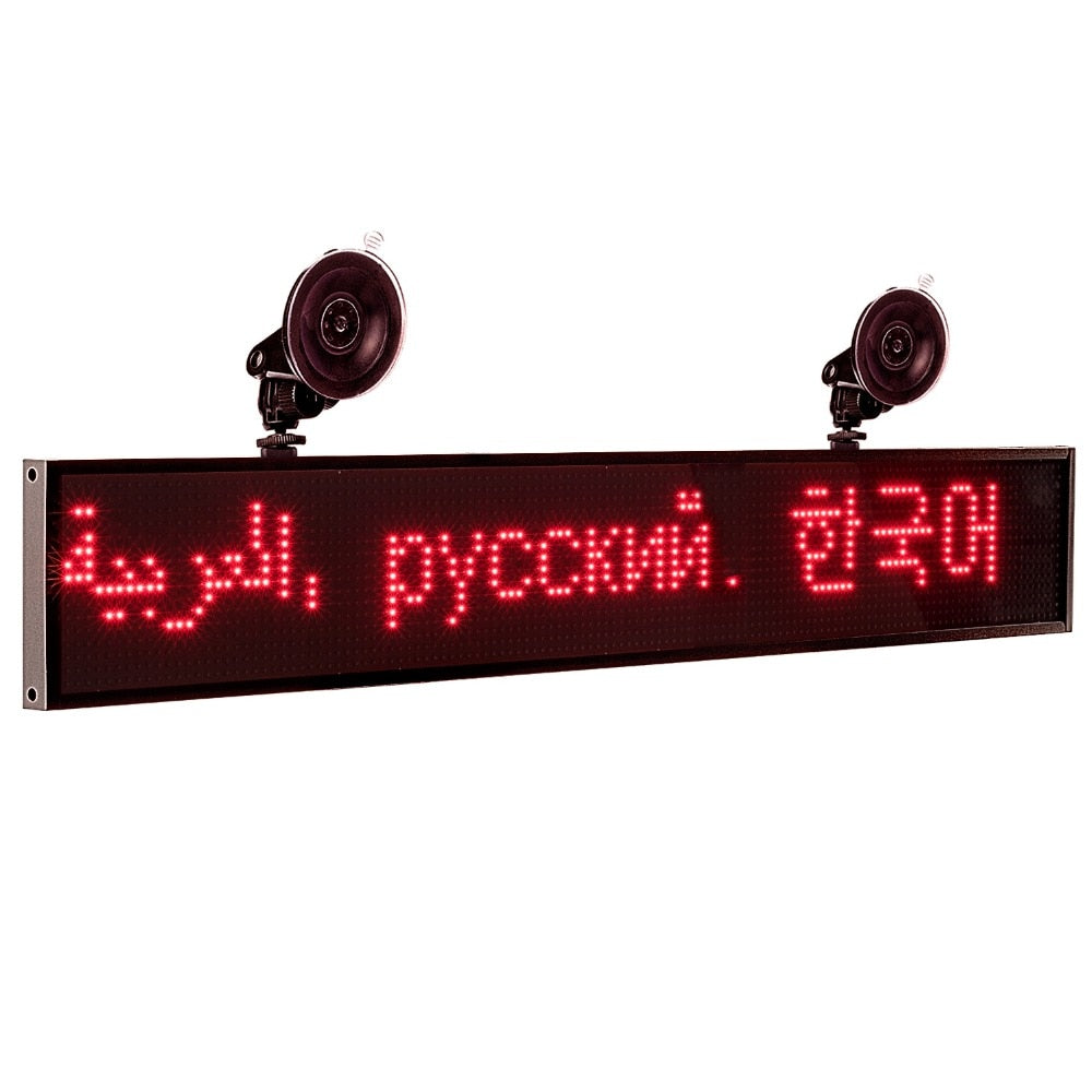 Leadleds LED Window Signs by Smart Phone Program and Send Multicolor Message Secondary image