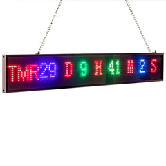 Leadleds 82cm WiFi Led Sign Full Color Scrolling Text Message Advertising Screen