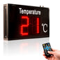 Leadleds Thermometer Industrial Temperature Display High Precision for Factory Workshop Warehouse - Leadleds