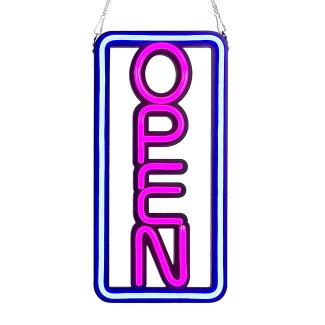 Leadleds Led Open Sign Bright Pink and Blue Color for Kebab Bar Café Restaurant Beer Salon - Leadleds Главное изображение товара