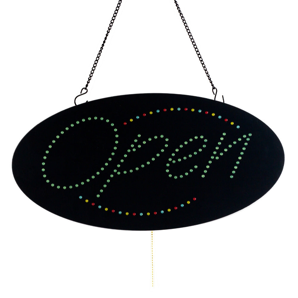 Leadleds Letrero Abierto de Neón Multicolor 3 Modos de Luz para Salón de Belleza Uñas Sushi Panadería Peluquería Masaje Imagen secundaria del producto