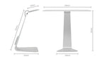 Ultra-thin Portable Lamp Eye-Protection LED Table Light 3 Modes Fashion USB Charging Desk Lamp Smart Touch Folding Night Light - Leadleds