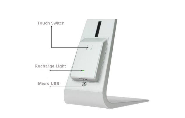Ultra-thin Portable Lamp Eye-Protection LED Table Light 3 Modes Fashion USB Charging Desk Lamp Smart Touch Folding Night Light - Leadleds Imagen secundaria del producto