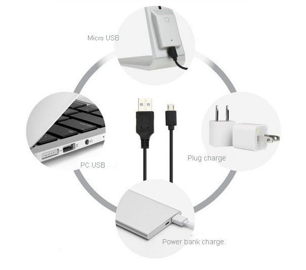 Ultra-thin Portable Lamp Eye-Protection LED Table Light 3 Modes Fashion USB Charging Desk Lamp Smart Touch Folding Night Light - Leadleds
