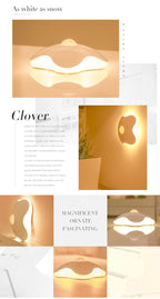 Four Leaf Clover LED Night Light AAA Battery powered wall Lamp Anywhere Bright Motion Sensor LED Wall Sconce Hallway Closet Lamp - Leadleds