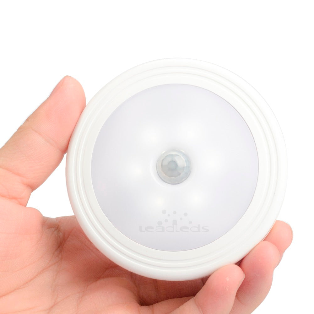 Magnetic Infrared IR Wall lamps Anywhere Bright Motion Sensor led Auto On/Off nightlight Battery Operated Hallway Pathway Closet - Leadleds