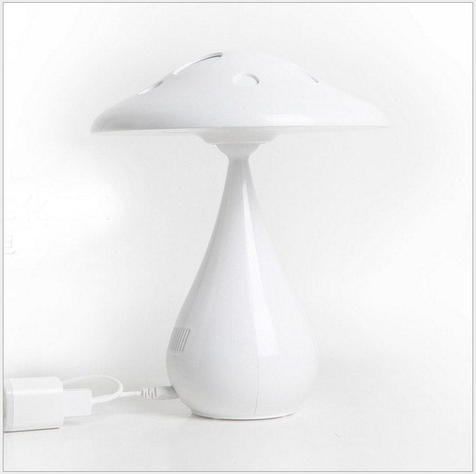LED Rechargeable Mushroom Lamp Adjustable Brightness Touch Sensor Night Light For Bedroom Study Office Home Lighting USB Power - Leadleds