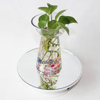 UNTCENT 8 in Table Top Display Stand Electronic Turntable AC Plug Battery Operated with Mirror Top