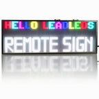 41x16inch Full Color RGB Outdoor Waterproof 10MM HD Wifi+U disk Programmable Scrolling Message Street Multi-line Led Sign board - Leadleds