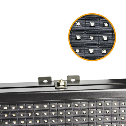 Leadleds Digital Scrolling Message USB Led Sign Display Multicolor Advertising, 30 x 6-in - Leadleds