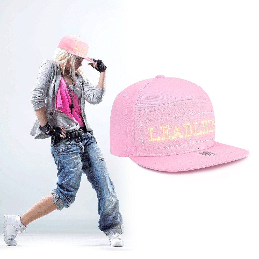 Fashion Led Hat Lights Party Performance Decor Outdoor Running Fishing Phone Controlled - Leadleds