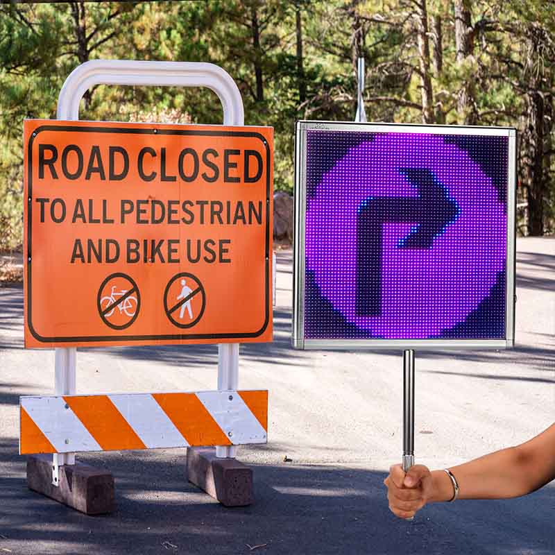 Leadleds Pick Up Order Here Sign WiFi Programmable Multicolor Message Board Rechargeable